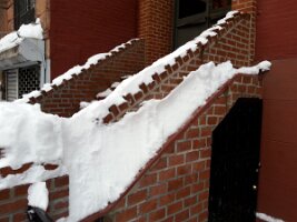 Crennelated brickwork
